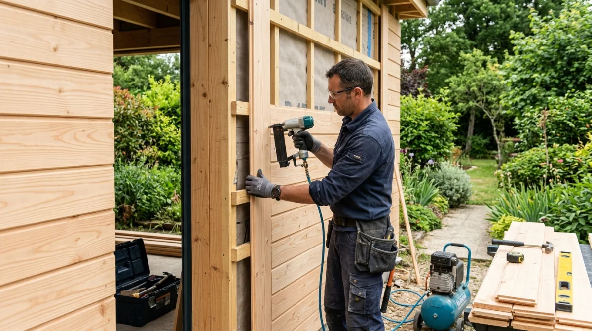 comment poser un bardage en bois