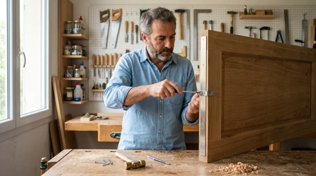 comment redresser une porte en bois