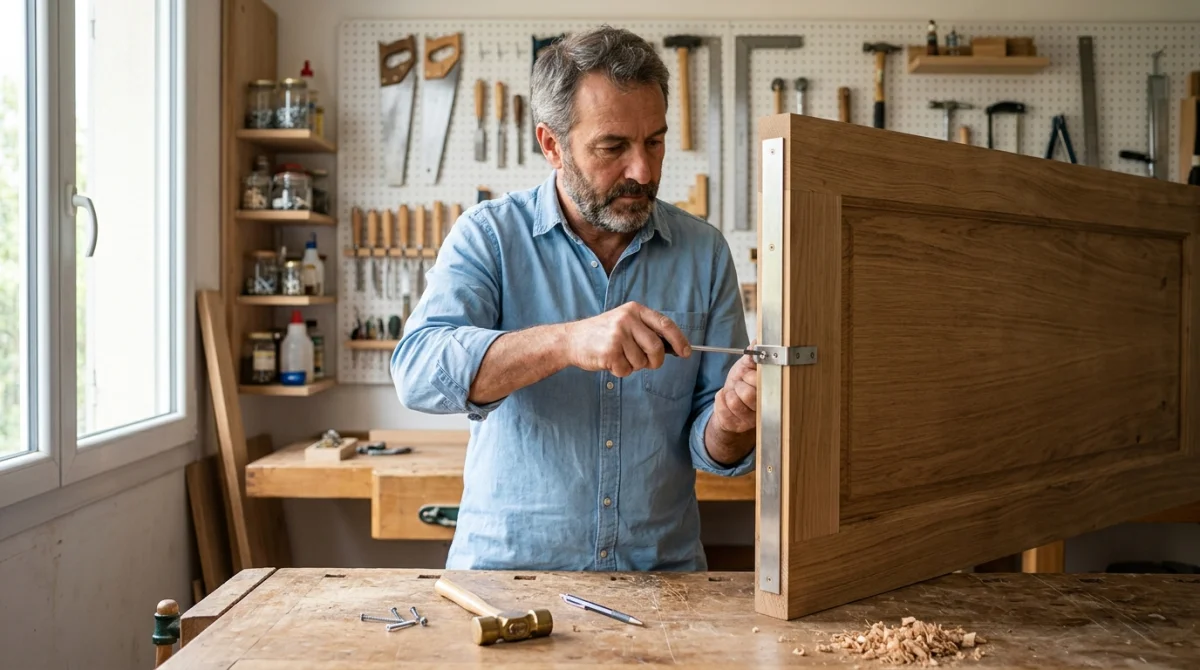 comment redresser une porte en bois