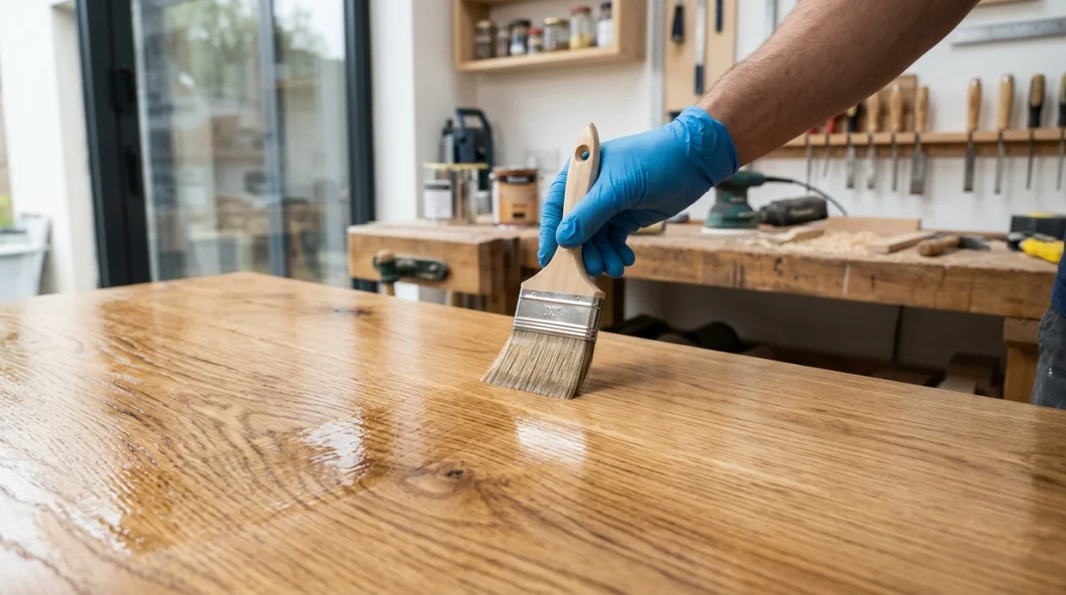 comment vitrifier une table en bois