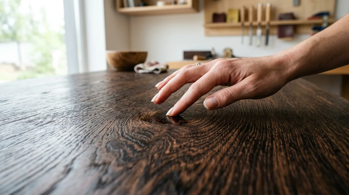 comment enlever des taches de graisse sur du bois exotique