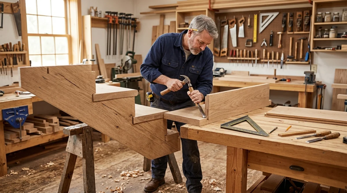 comment faire un escalier en bois
