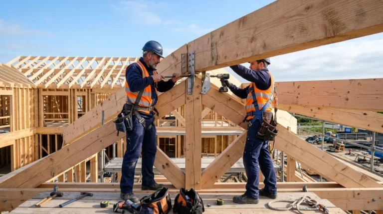 comment faire une charpente en bois 2 pentes