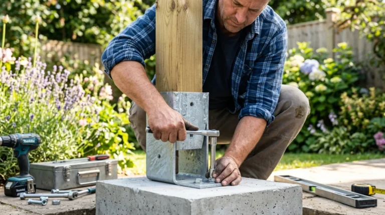 comment protéger un poteau en bois dans la terre
